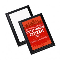 UNISUB PLAQUE w/ BLACK OGEE EDGE 