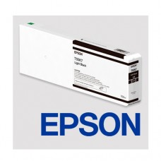 New Epson UltraChrome HD Light Black 700ml Ink T55K700 New Epson UltraChrome HD Light Black 700ml Ink T55K700