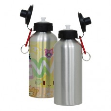 600ml Silver Aluminum Sublimation Water Bottle    