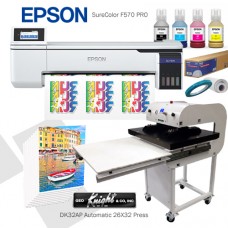 Epson F570 Pro & Geo Knight Sublimation Bundle Package