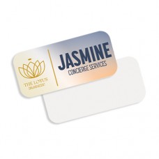 Unisub 5502 Name Badge 1.25"x 3" Unisub 5502 Name Badge 1.25"x 3"